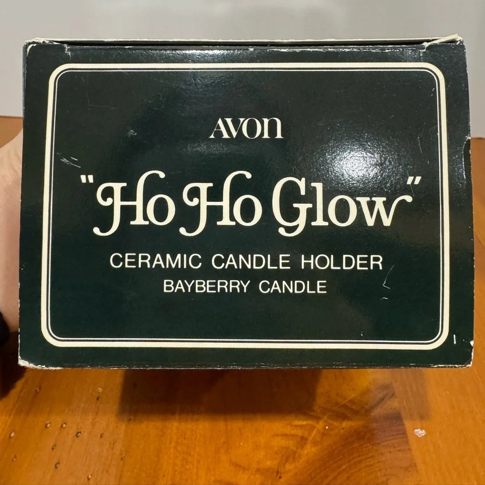 Avon Santa vintage 1982 candle holder figurine